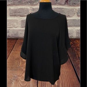 Women’s Umgee blouse top shirt black size small